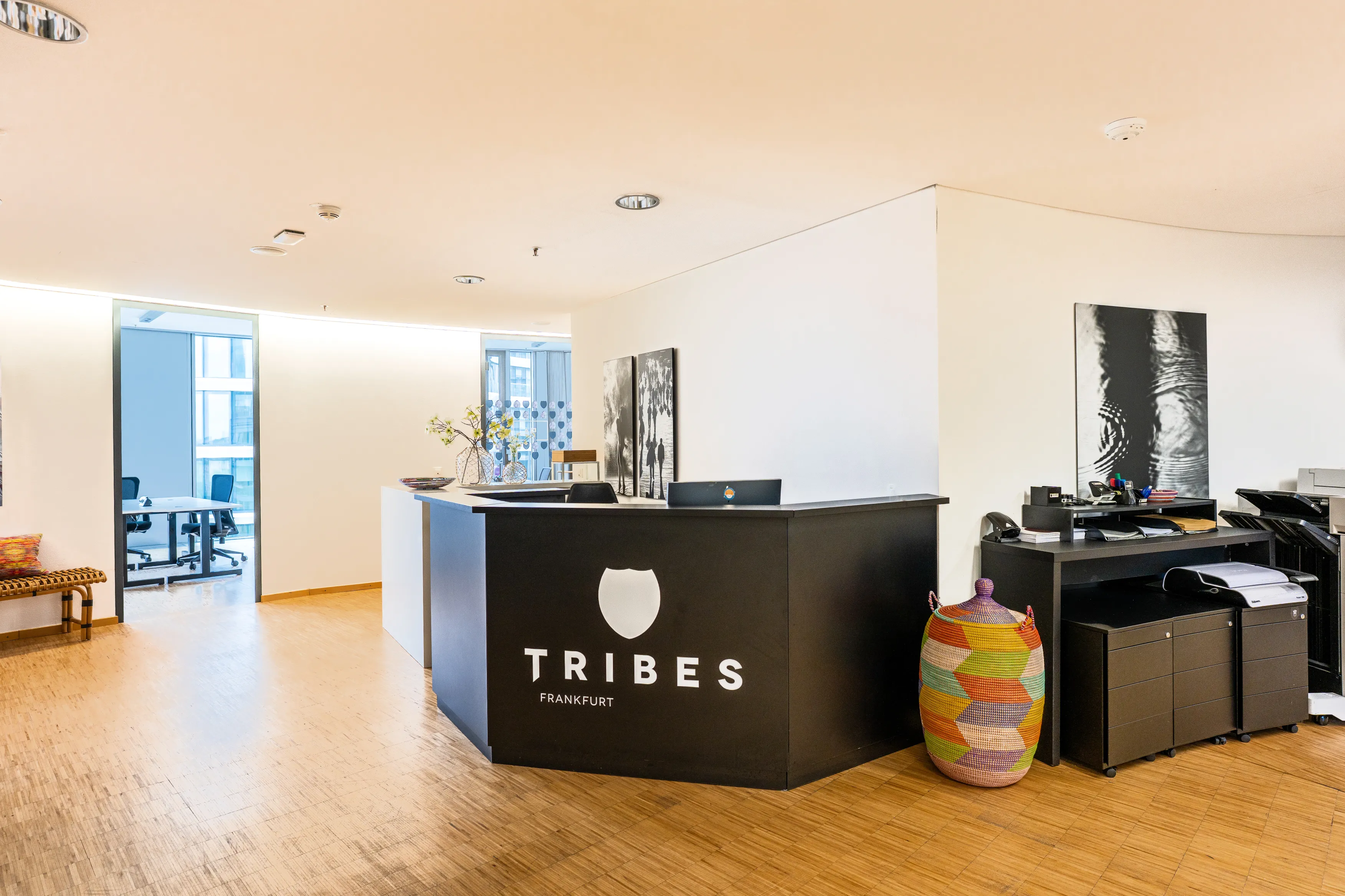 Shared lounge at Tribes Frankfurt Baseler